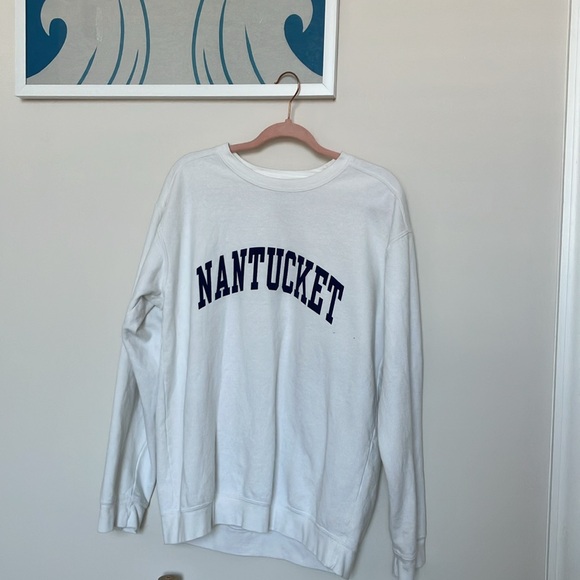 White Nantucket Sweatshirt - Picture 2 of 2